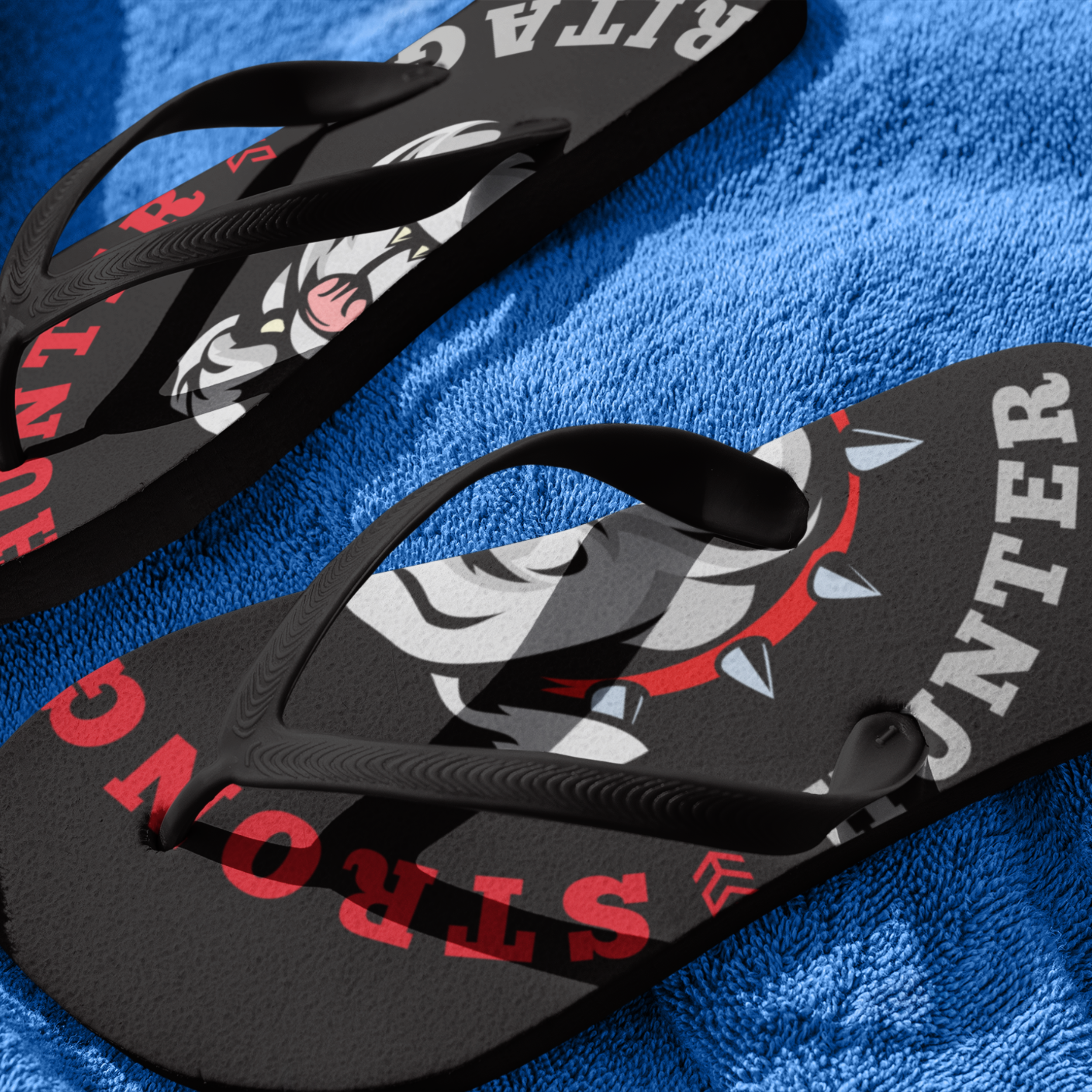 Bulldog Flip Flops